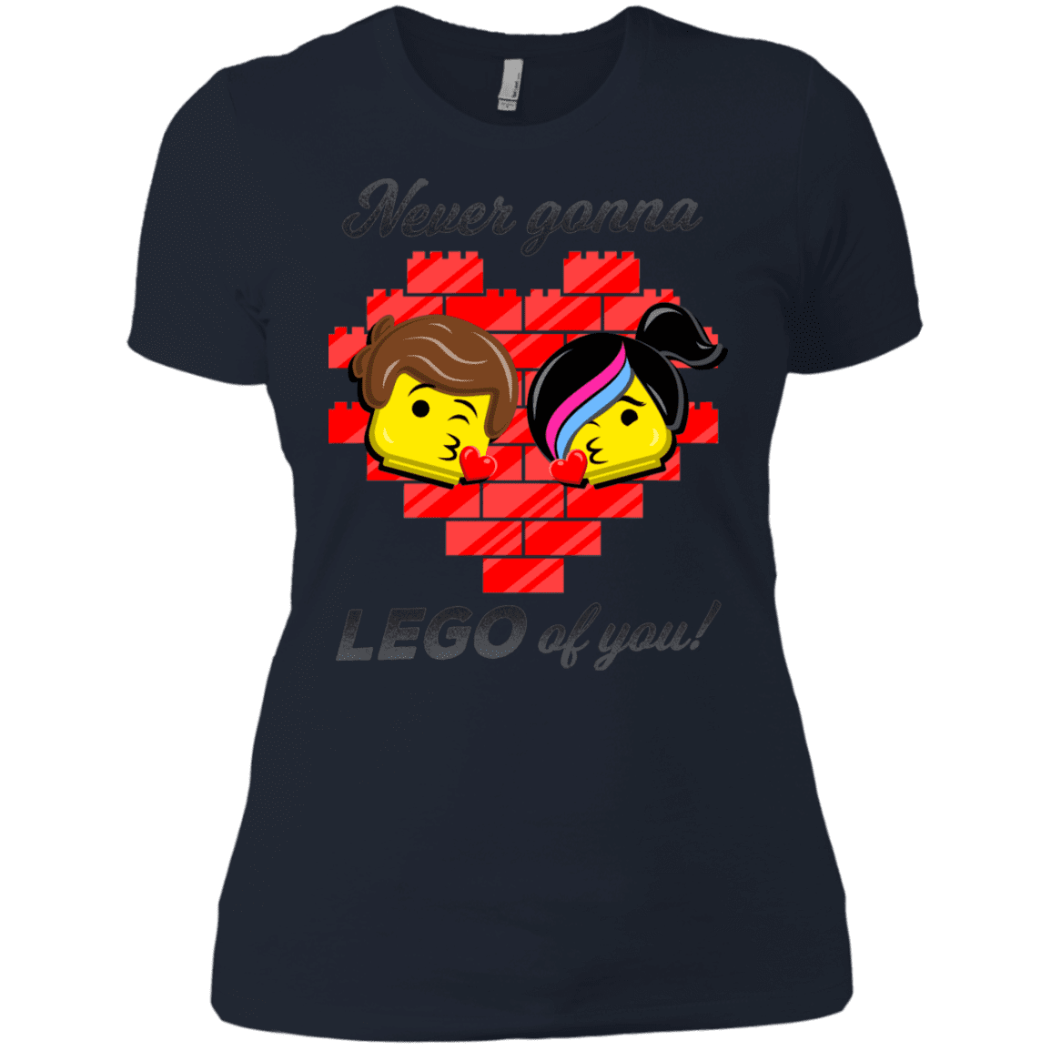 T-Shirts Midnight Navy / X-Small Never LEGO of You Women's Premium T-Shirt