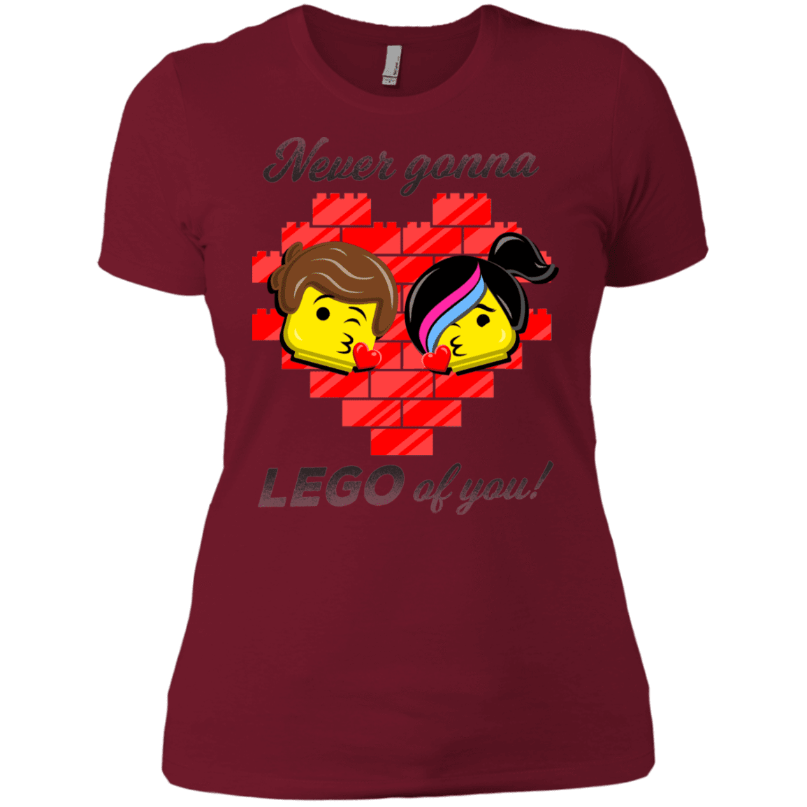 T-Shirts Scarlet / S Never LEGO of You Women's Premium T-Shirt