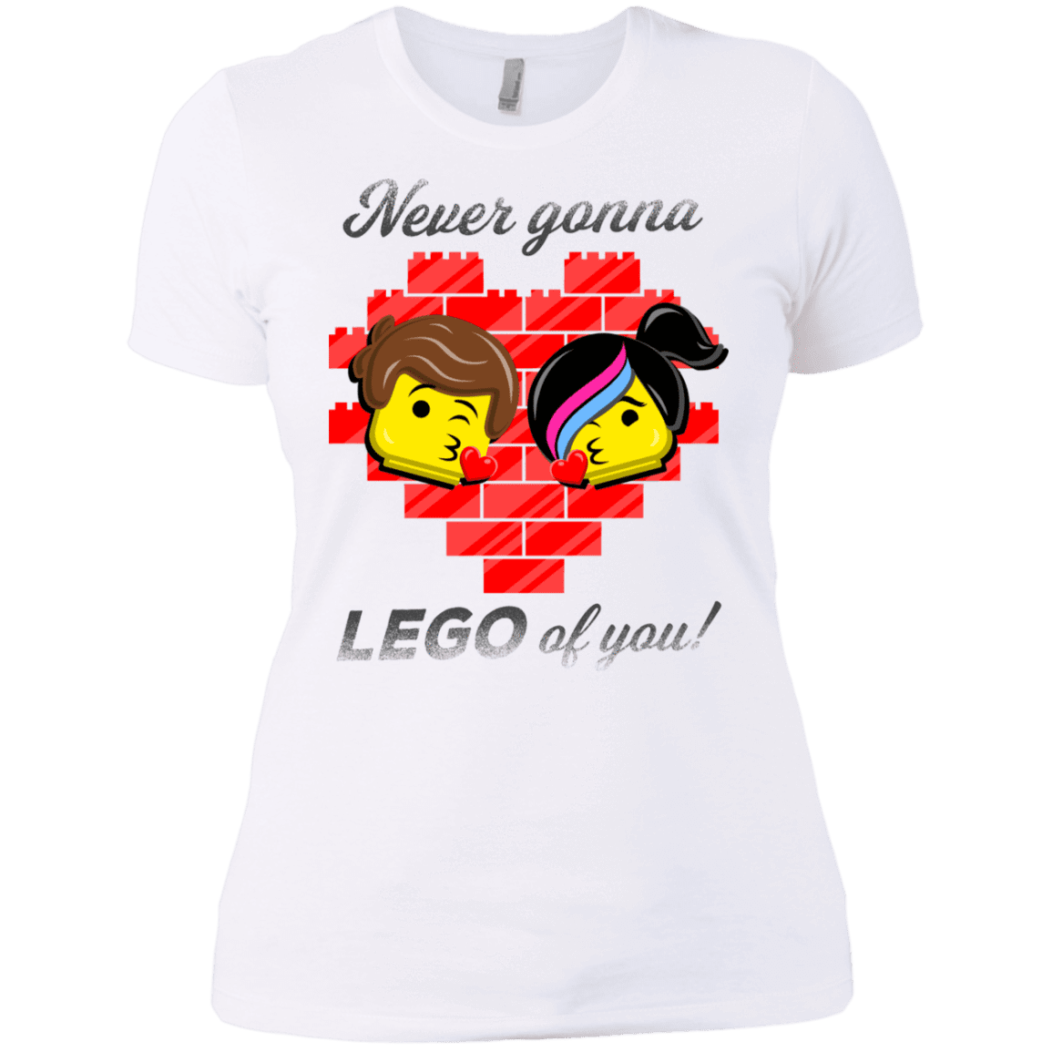 T-Shirts White / X-Small Never LEGO of You Women's Premium T-Shirt