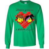 T-Shirts Irish Green / YS Never LEGO of You Youth Long Sleeve T-Shirt