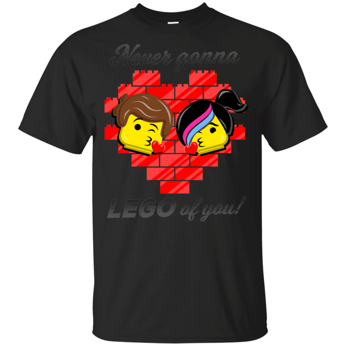 T-Shirts Black / YXS Never LEGO of You Youth T-Shirt