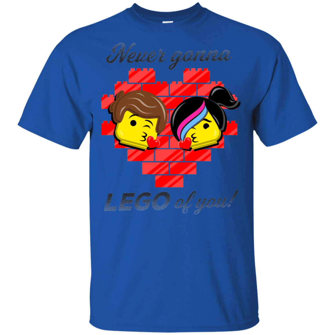 T-Shirts Royal / YXS Never LEGO of You Youth T-Shirt