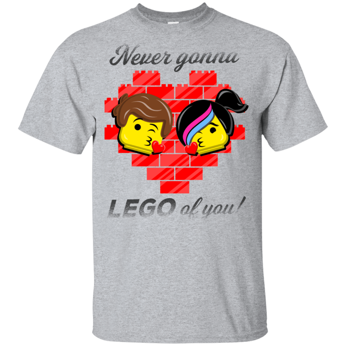 T-Shirts Sport Grey / YXS Never LEGO of You Youth T-Shirt