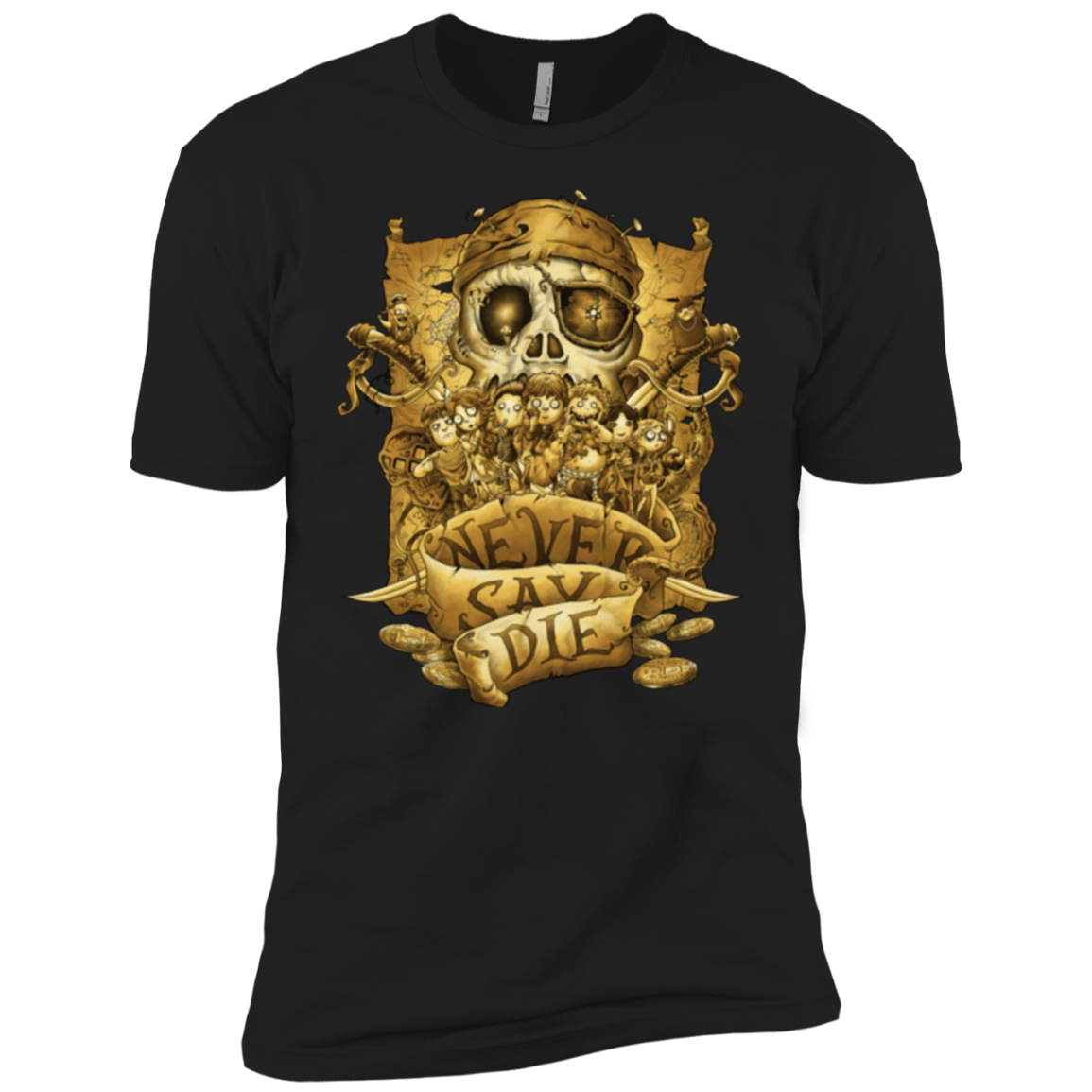 T-Shirts Black / YXS Never Say Die Boys Premium T-Shirt