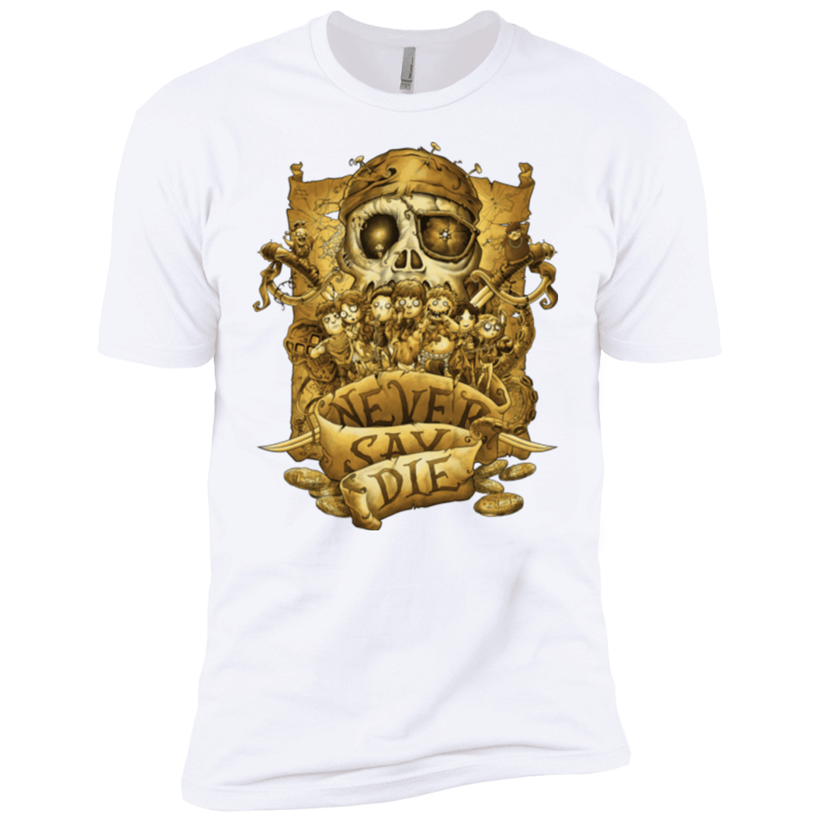 T-Shirts White / YXS Never Say Die Boys Premium T-Shirt