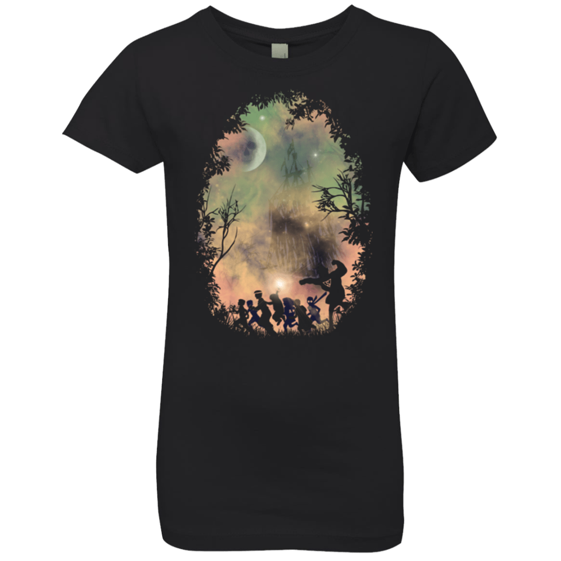 T-Shirts Black / YXS never say die! Girls Premium T-Shirt