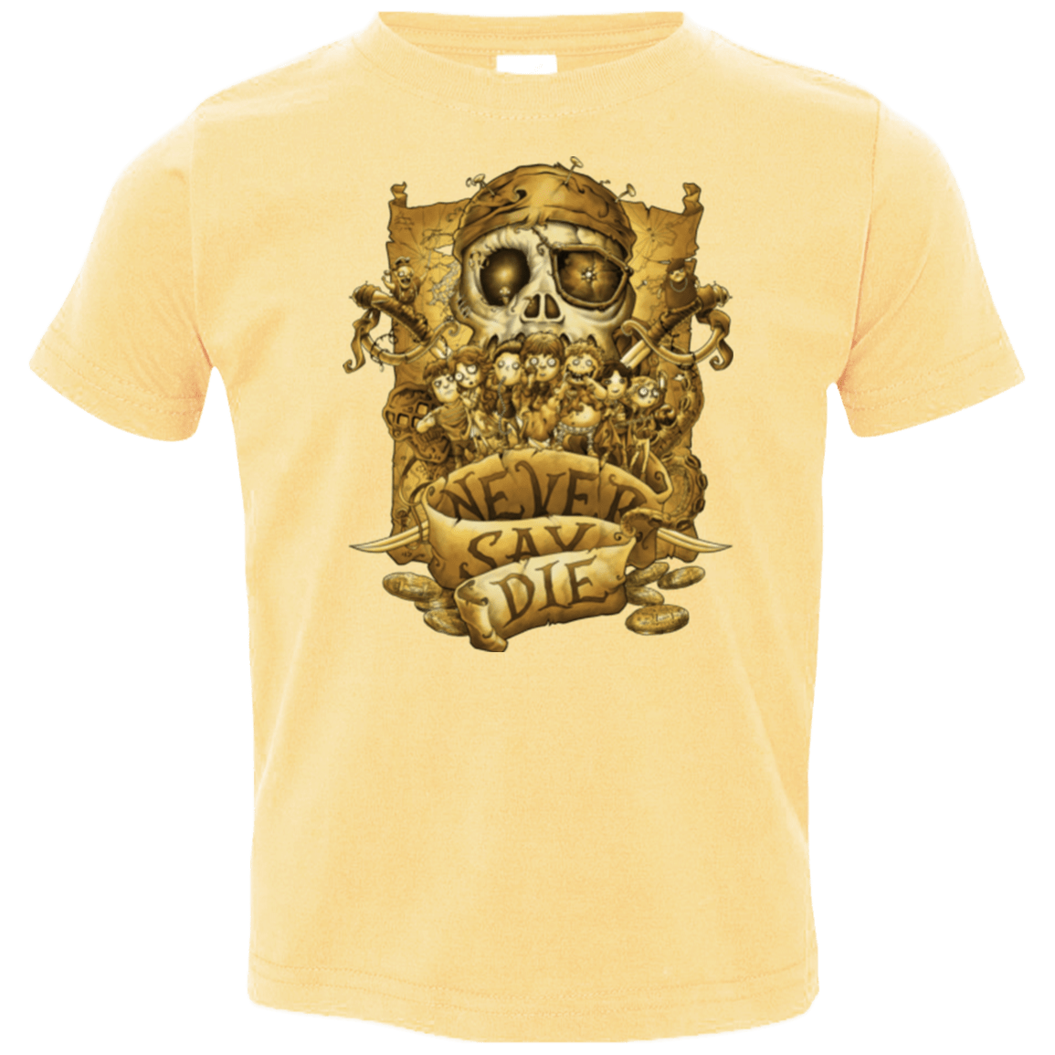 T-Shirts Butter / 2T Never Say Die Toddler Premium T-Shirt