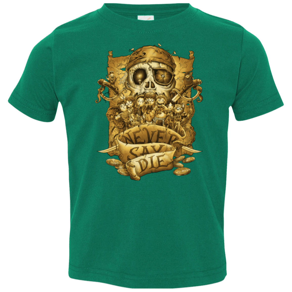 T-Shirts Kelly / 2T Never Say Die Toddler Premium T-Shirt