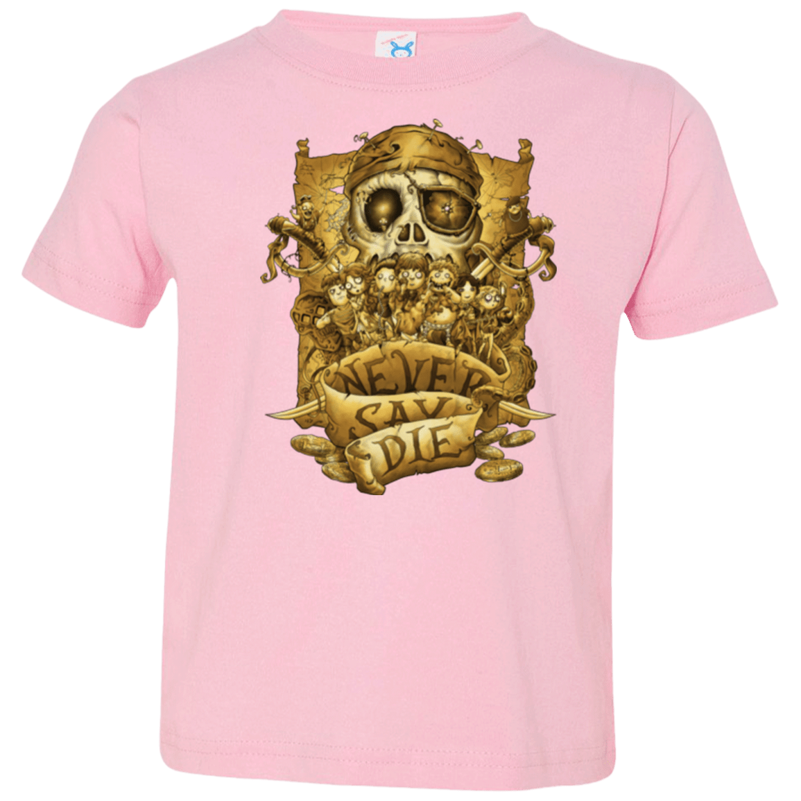 T-Shirts Pink / 2T Never Say Die Toddler Premium T-Shirt