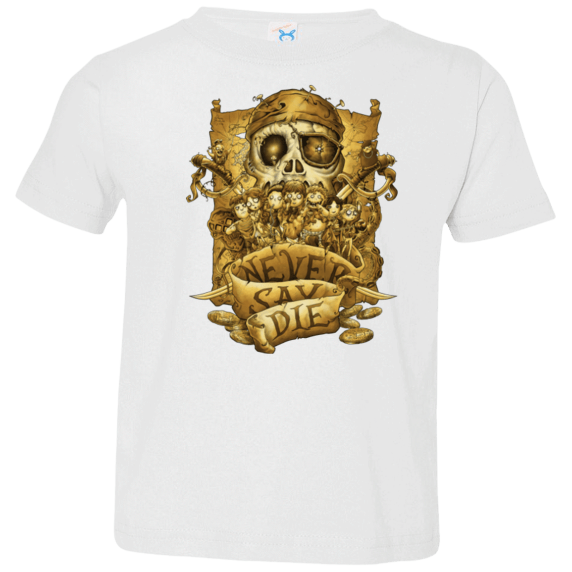 T-Shirts White / 2T Never Say Die Toddler Premium T-Shirt