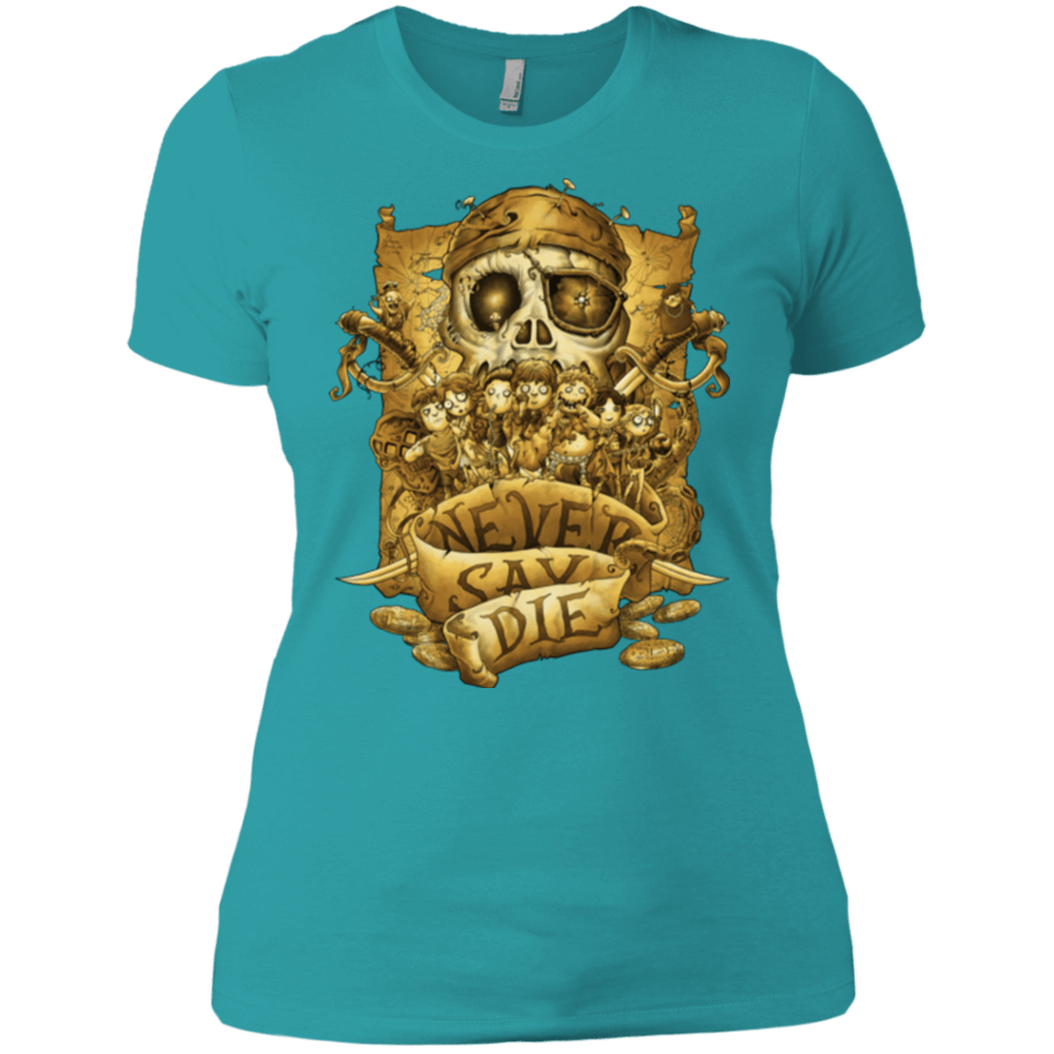 T-Shirts Tahiti Blue / X-Small Never Say Die Women's Premium T-Shirt
