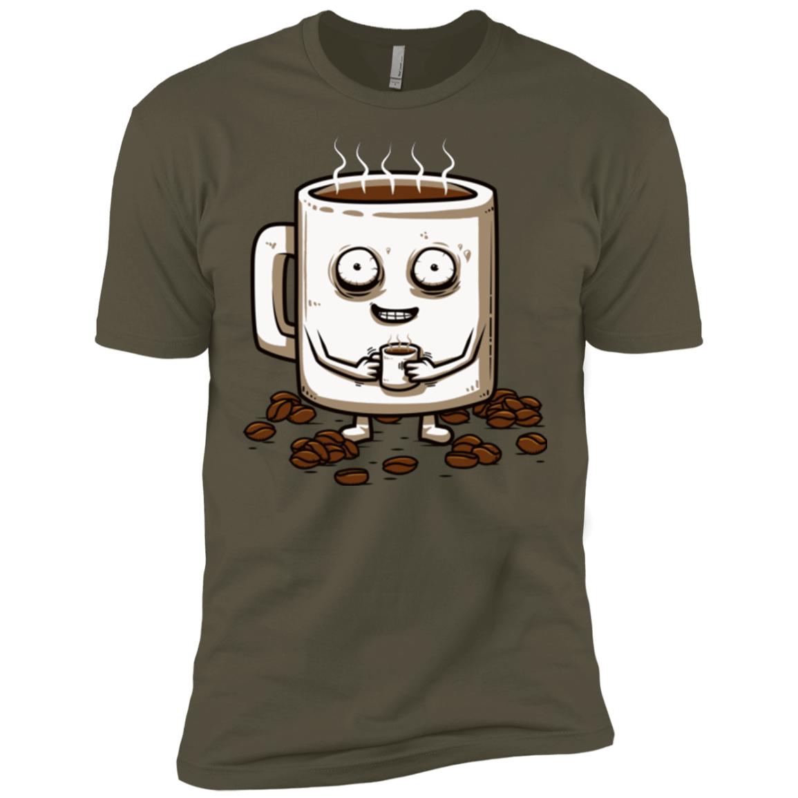 T-Shirts Military Green / X-Small Never tired Men's Premium T-Shirt