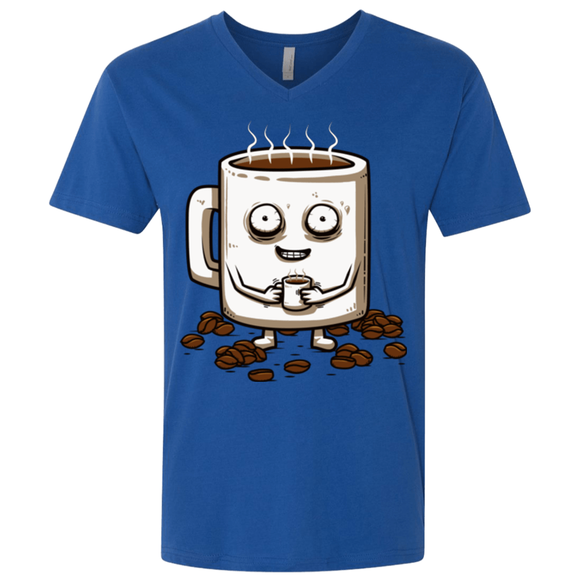 T-Shirts Royal / X-Small Never tired Men's Premium V-Neck