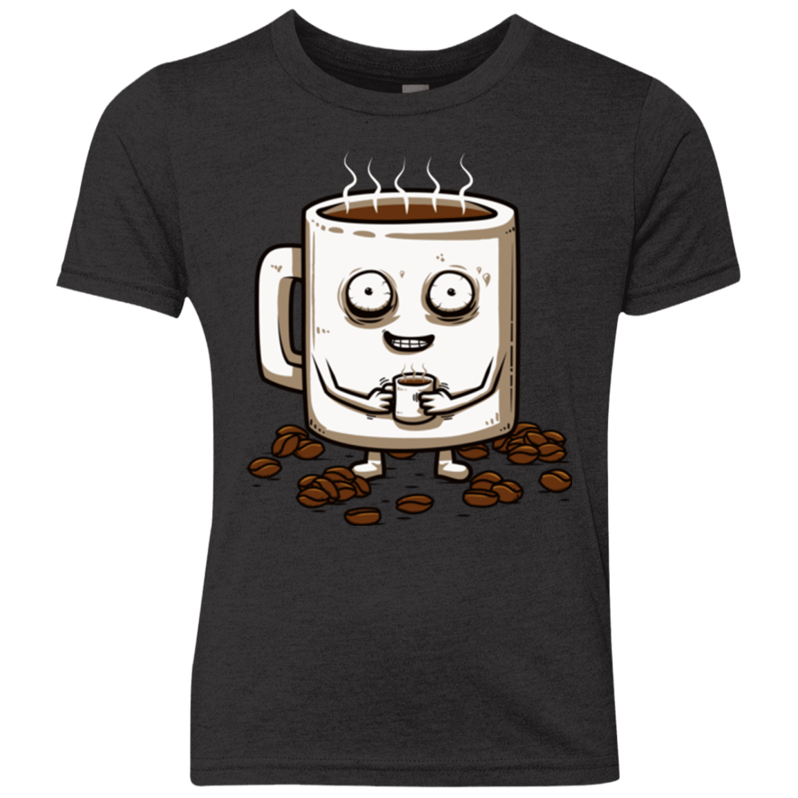 T-Shirts Vintage Black / YXS Never tired Youth Triblend T-Shirt