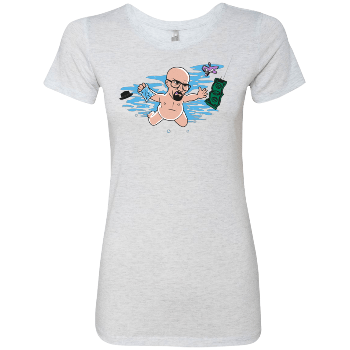 T-Shirts Heather White / Small NeverBad Women's Triblend T-Shirt