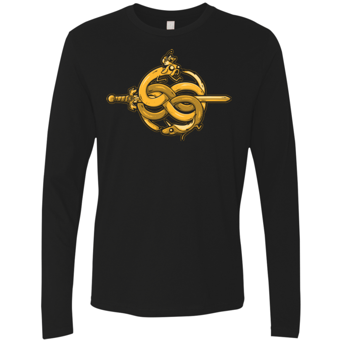 T-Shirts Black / Small Neverending Adventure Men's Premium Long Sleeve
