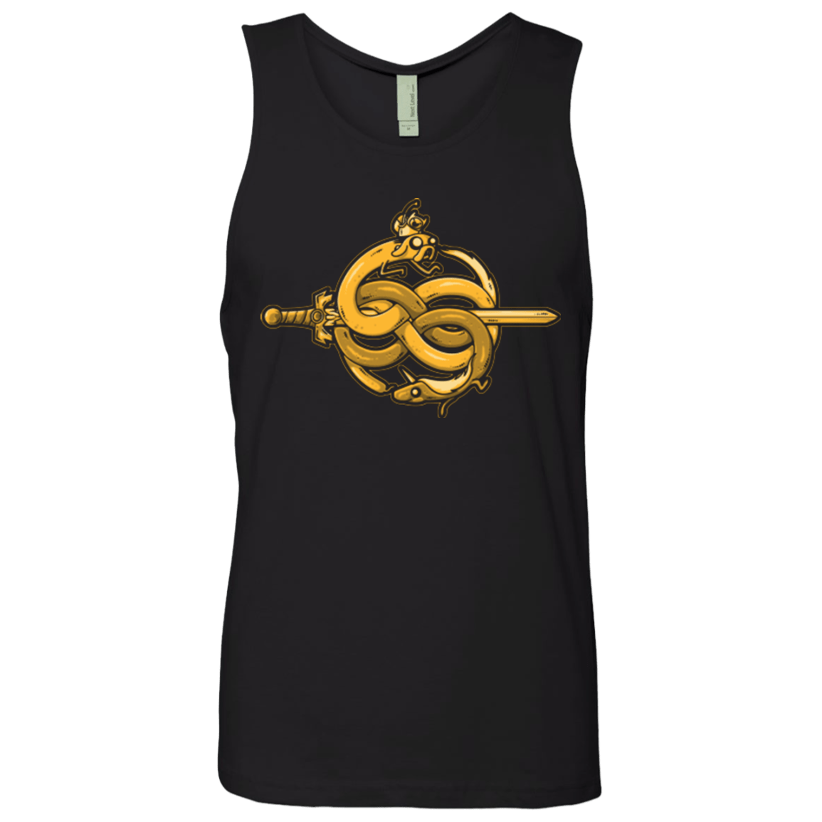 T-Shirts Black / Small Neverending Adventure Men's Premium Tank Top