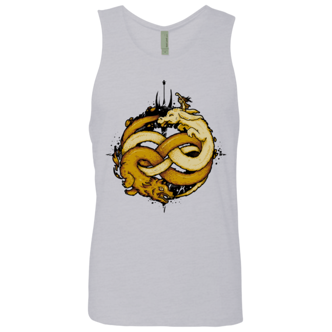 T-Shirts Heather Grey / Small NEVERENDING FIGHT Men's Premium Tank Top