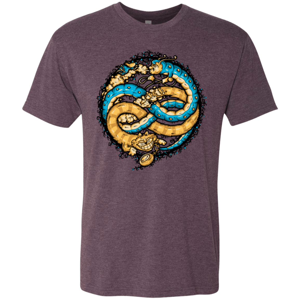 T-Shirts Vintage Purple / Small NEVERENDING WONDERLAND Men's Triblend T-Shirt