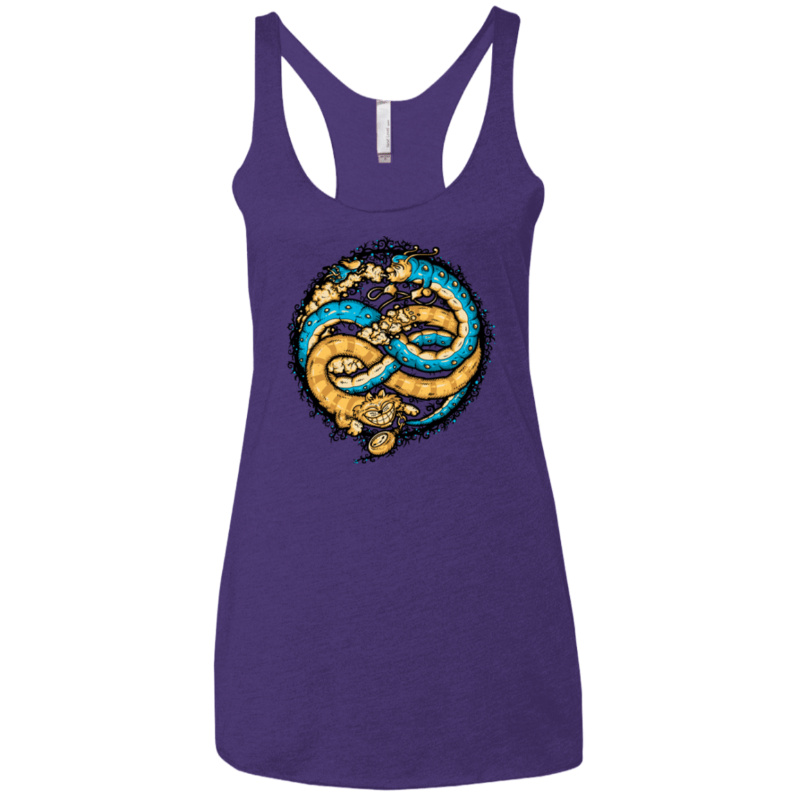 T-Shirts Purple / X-Small NEVERENDING WONDERLAND Women's Triblend Racerback Tank