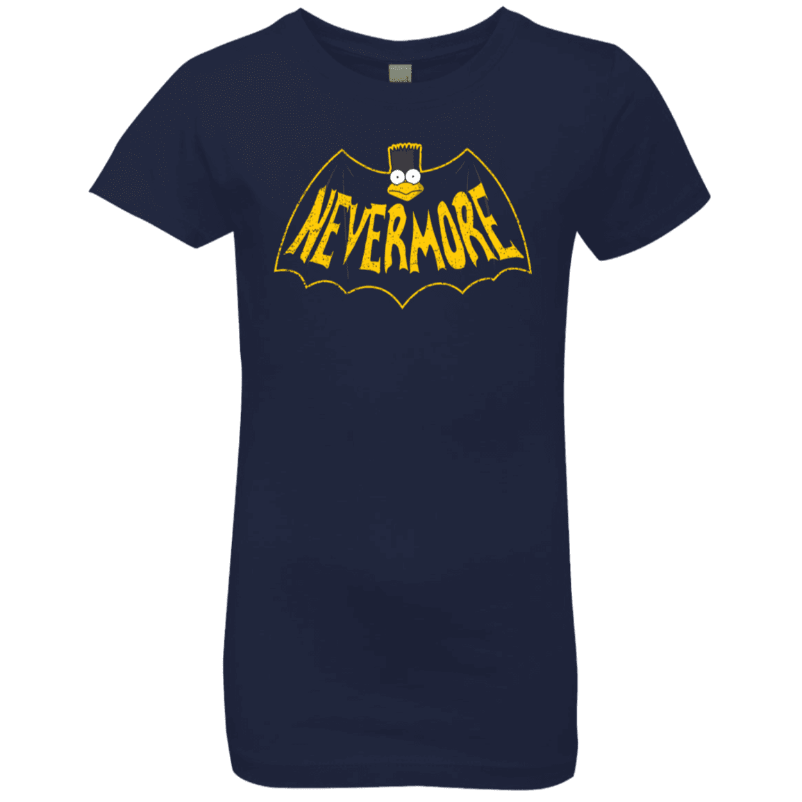 T-Shirts Midnight Navy / YXS Nevermore Girls Premium T-Shirt