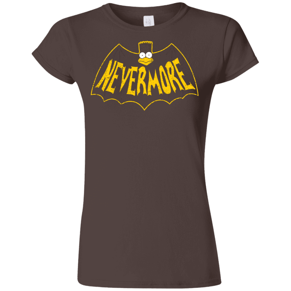 T-Shirts Dark Chocolate / S Nevermore Junior Slimmer-Fit T-Shirt