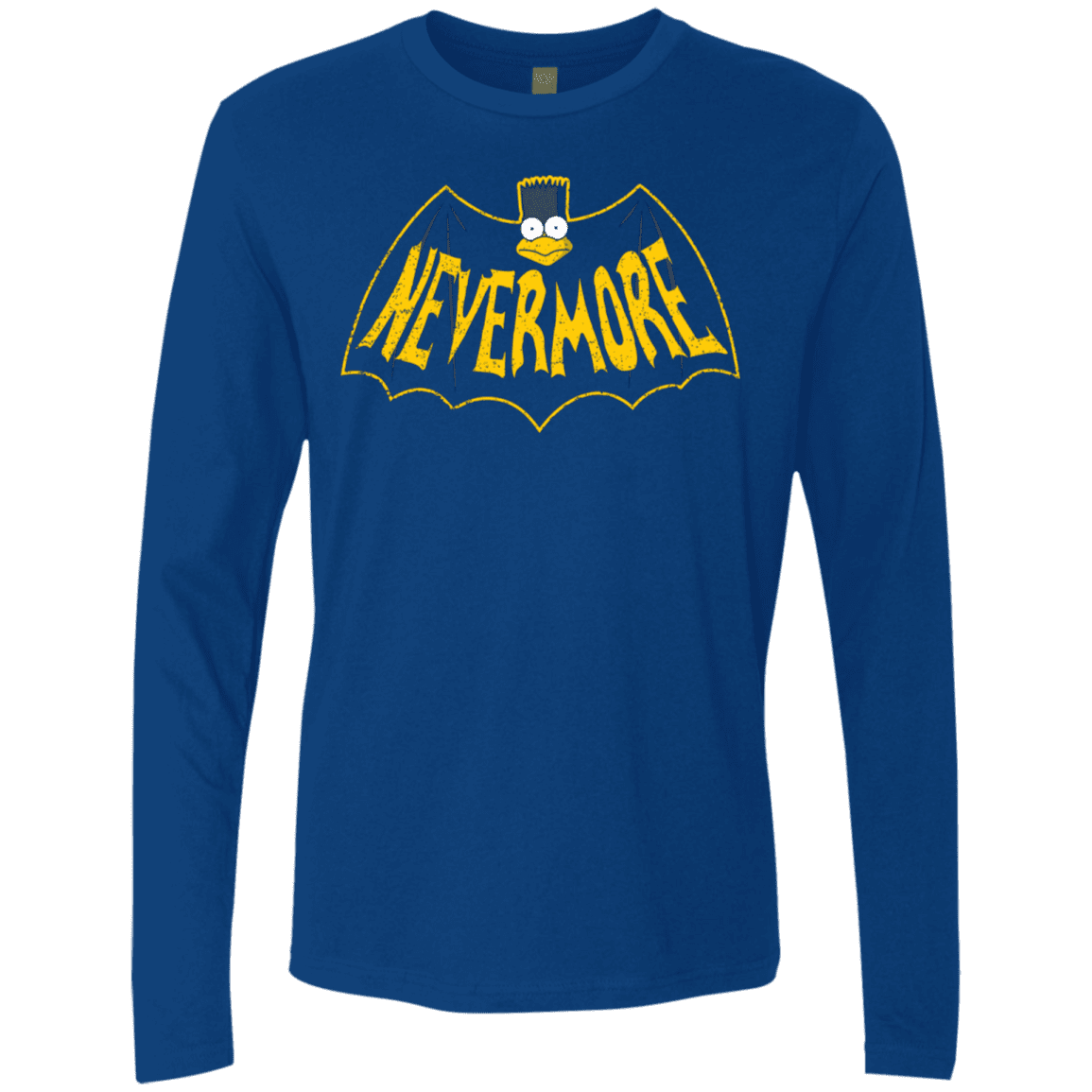 T-Shirts Royal / S Nevermore Men's Premium Long Sleeve