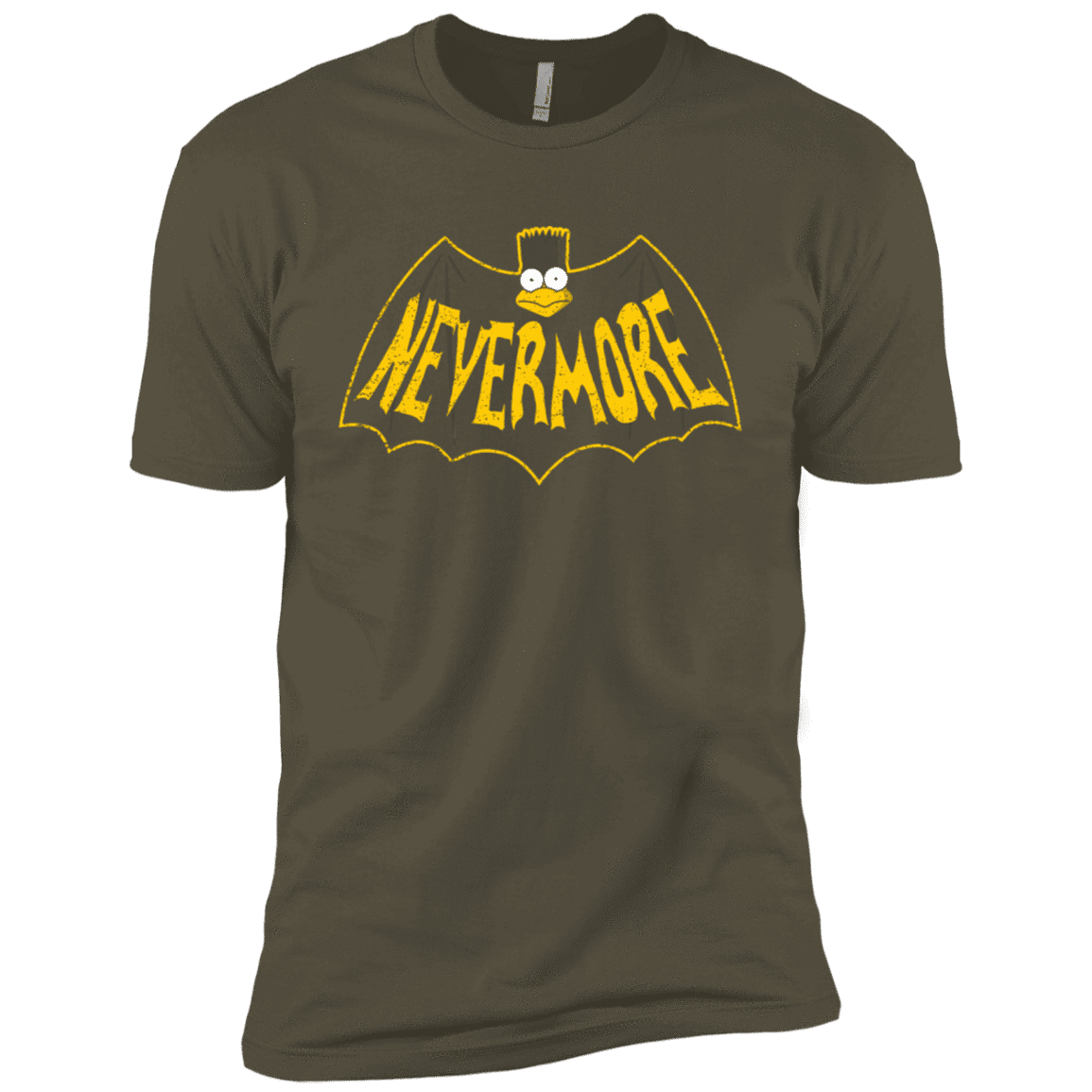 T-Shirts Military Green / X-Small Nevermore Men's Premium T-Shirt