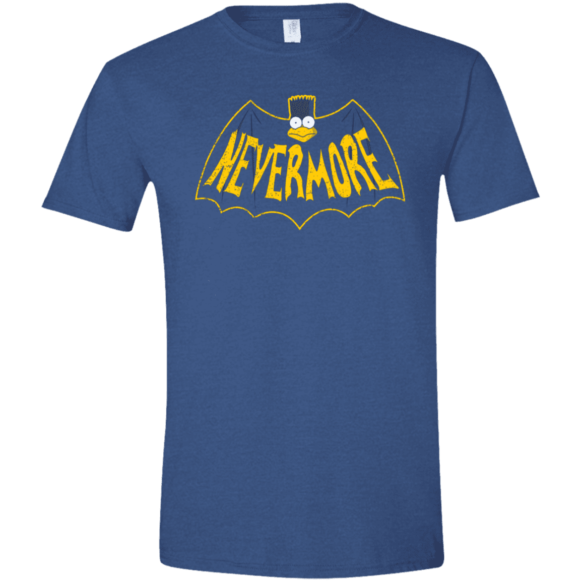 T-Shirts Heather Royal / X-Small Nevermore Men's Semi-Fitted Softstyle