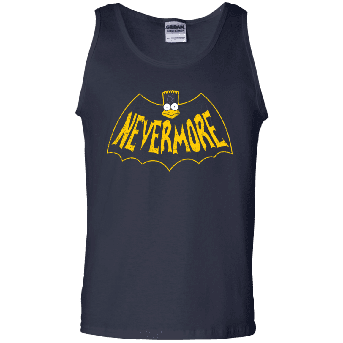 T-Shirts Navy / S Nevermore Men's Tank Top
