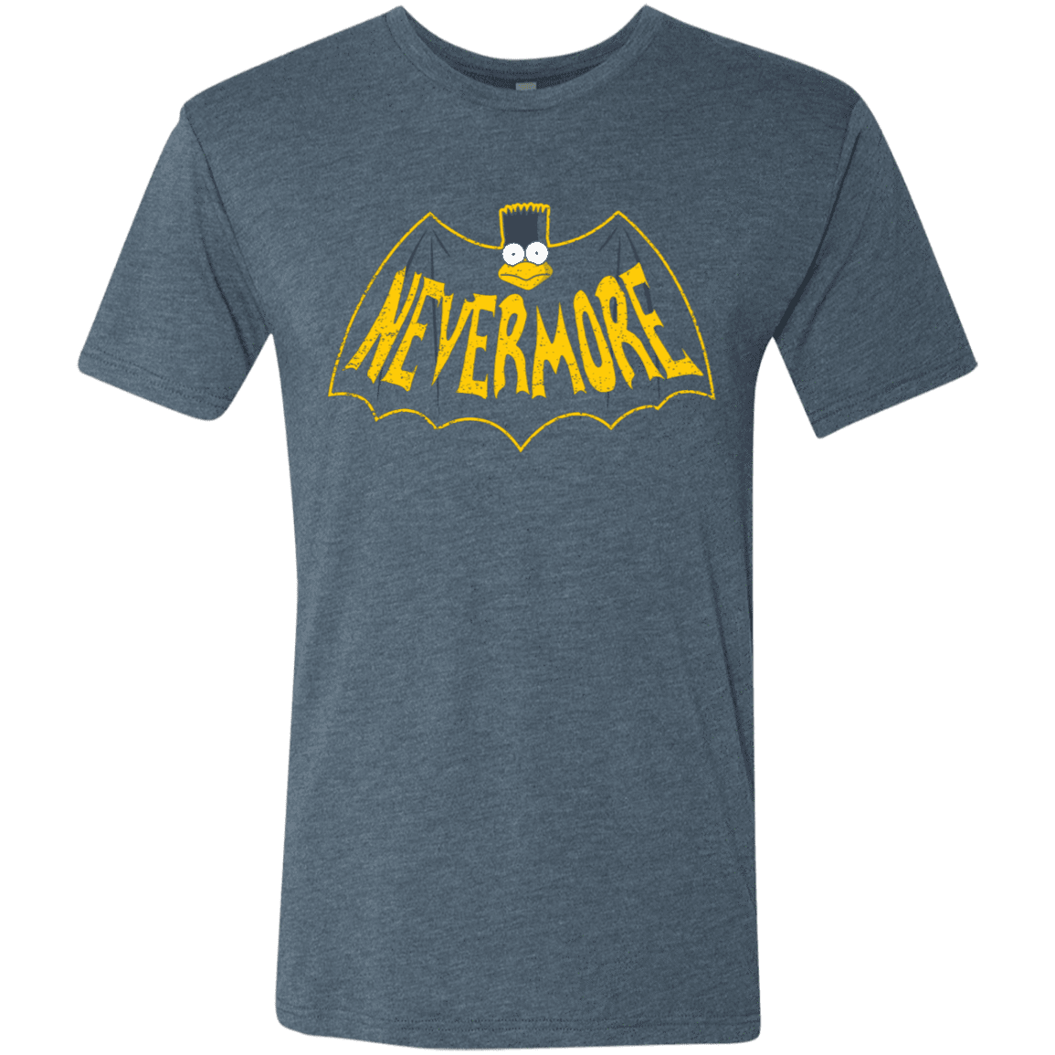 T-Shirts Indigo / S Nevermore Men's Triblend T-Shirt