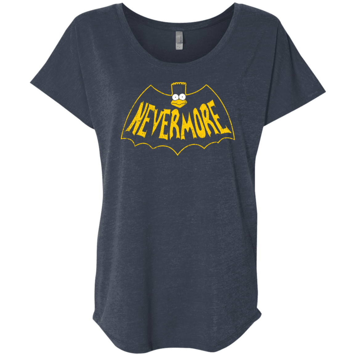 T-Shirts Vintage Navy / X-Small Nevermore Triblend Dolman Sleeve