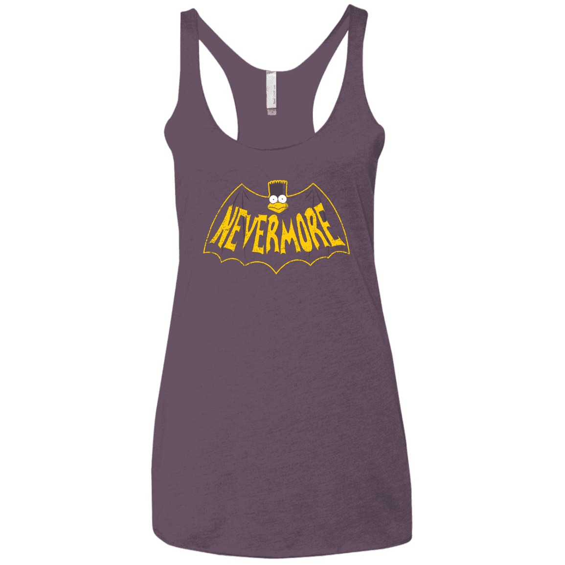 T-Shirts Vintage Purple / X-Small Nevermore Women's Triblend Racerback Tank