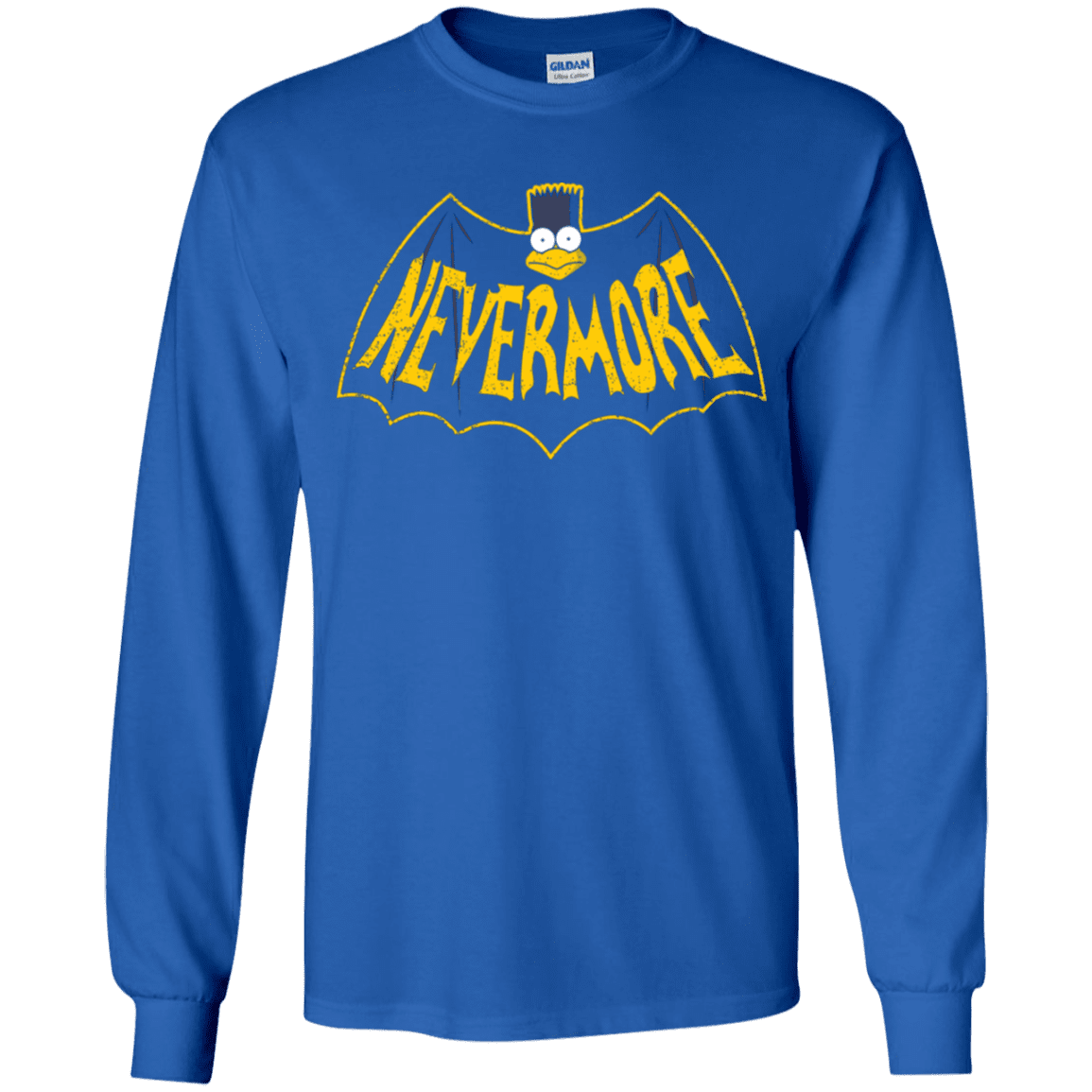 T-Shirts Royal / YS Nevermore Youth Long Sleeve T-Shirt