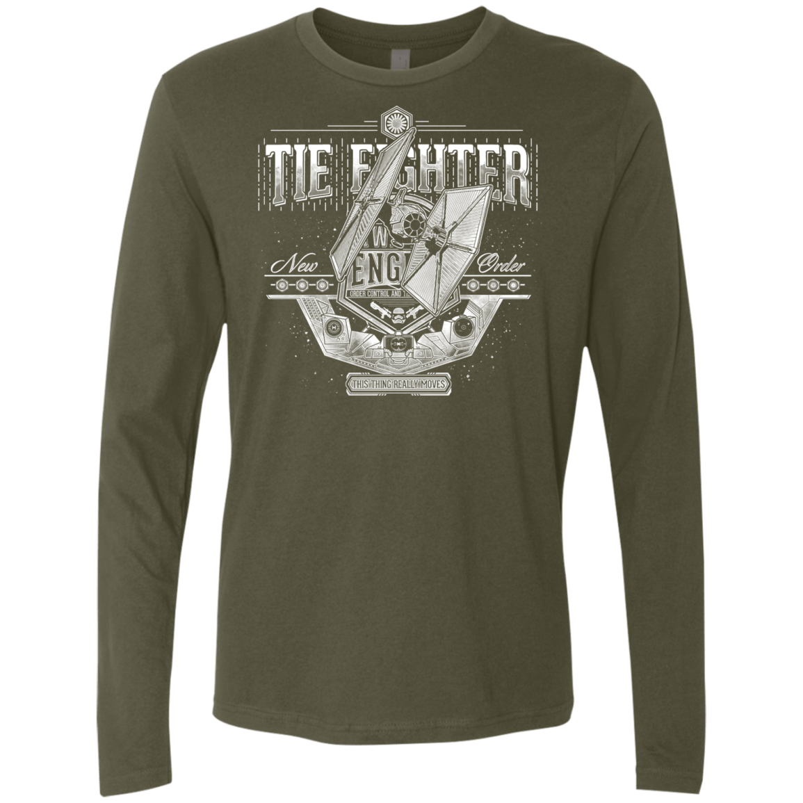 T-Shirts Military Green / S New Order Men's Premium Long Sleeve