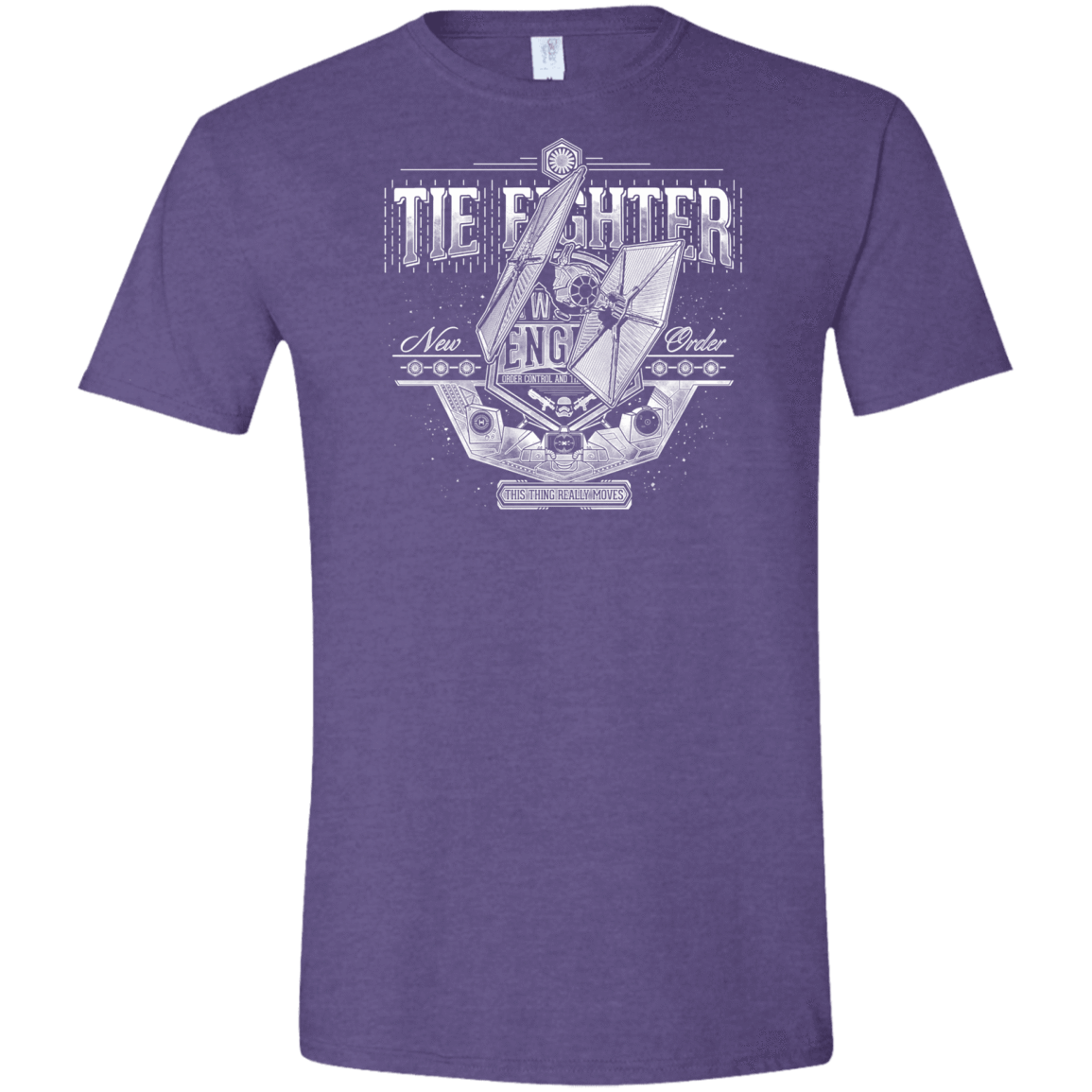 T-Shirts Heather Purple / S New Order Men's Semi-Fitted Softstyle