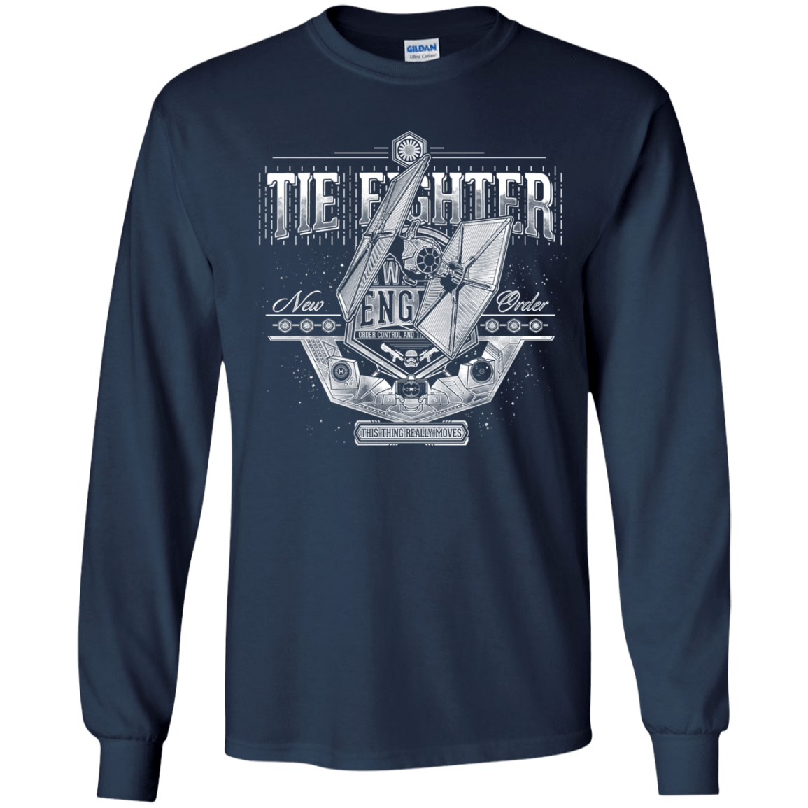 T-Shirts Navy / YS New Order Youth Long Sleeve T-Shirt
