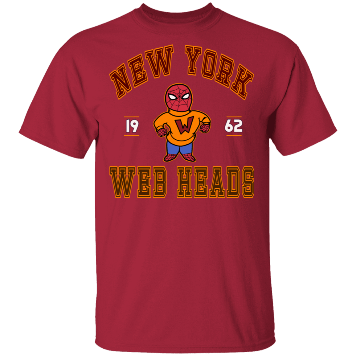 T-Shirts Cardinal / S New York Web Heads T-Shirt