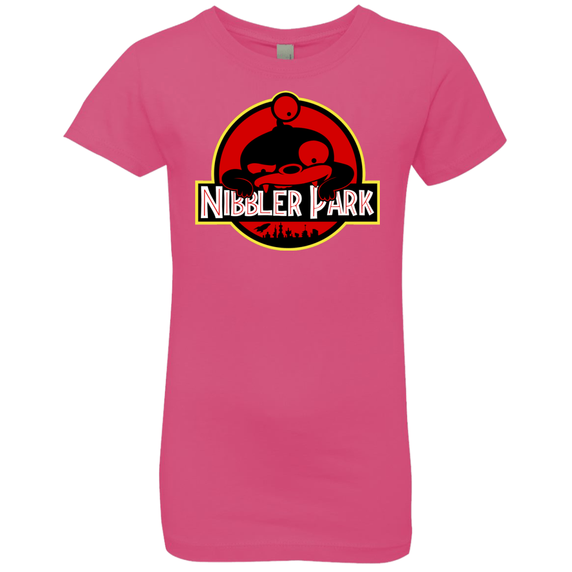 T-Shirts Hot Pink / YXS Nibbler Park Girls Premium T-Shirt