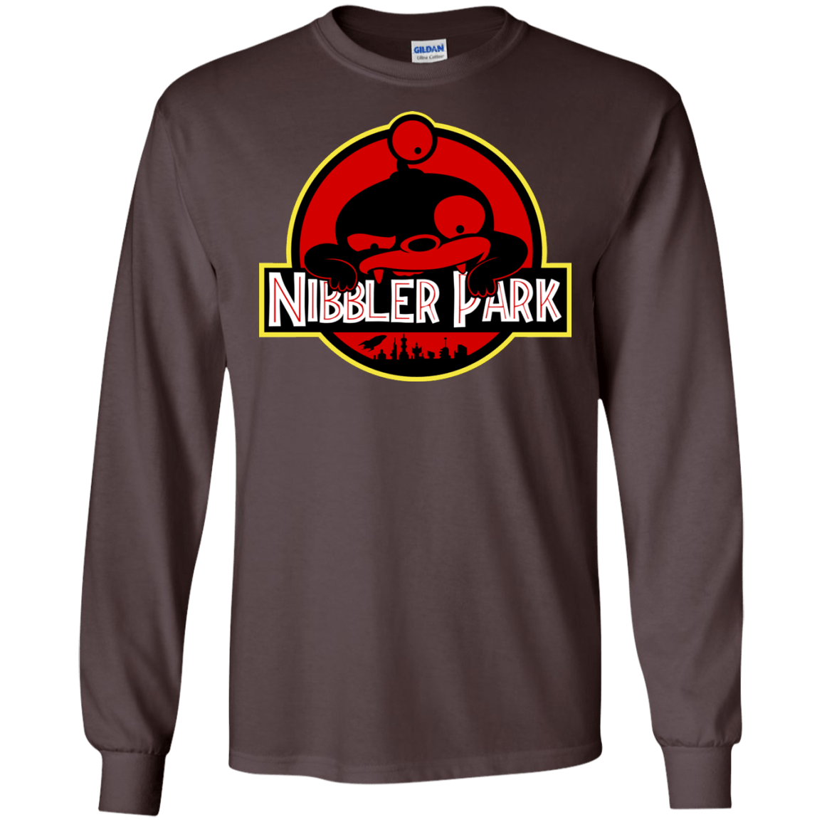 T-Shirts Dark Chocolate / S Nibbler Park Men's Long Sleeve T-Shirt