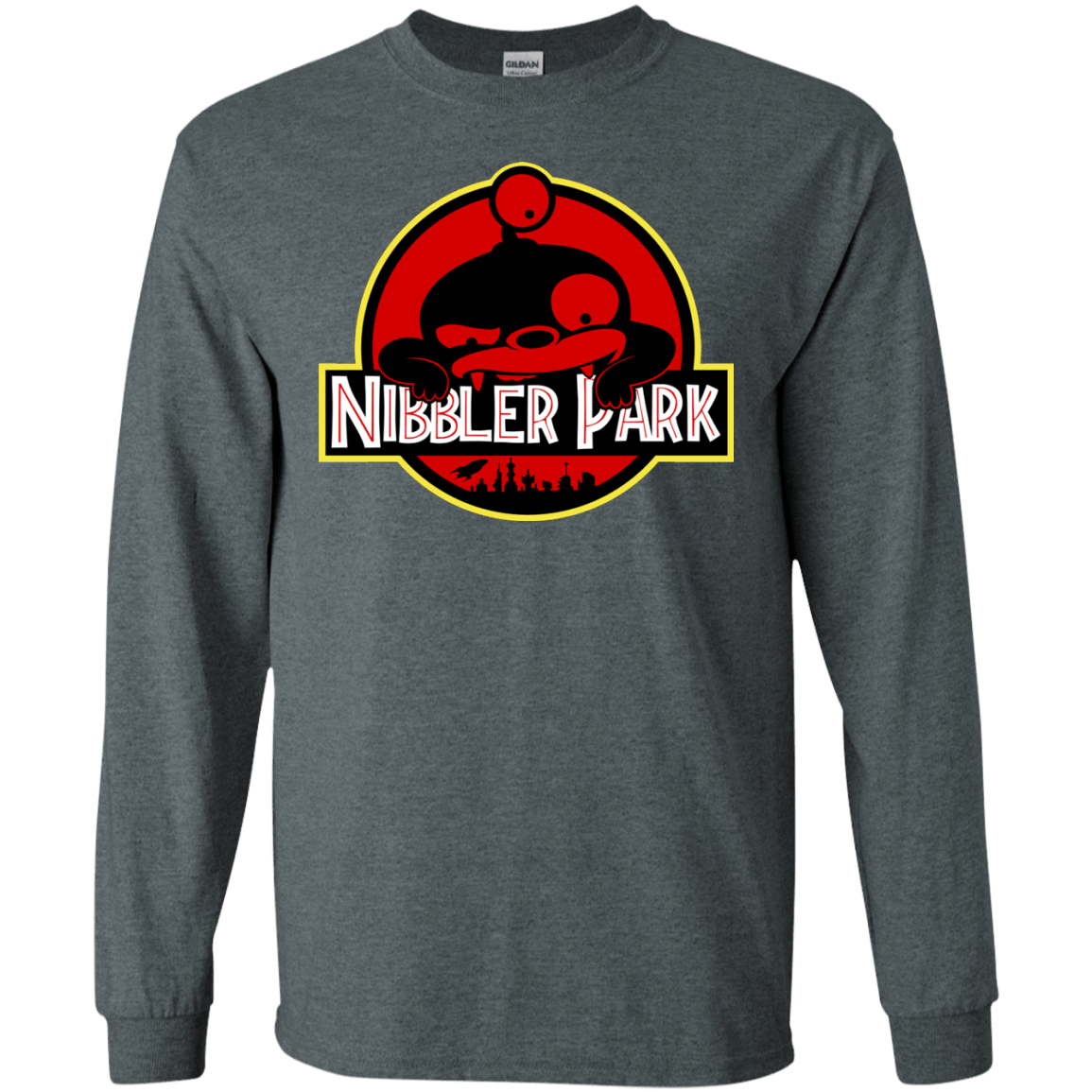 T-Shirts Dark Heather / S Nibbler Park Men's Long Sleeve T-Shirt