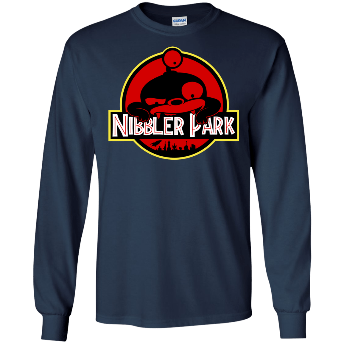 T-Shirts Navy / S Nibbler Park Men's Long Sleeve T-Shirt
