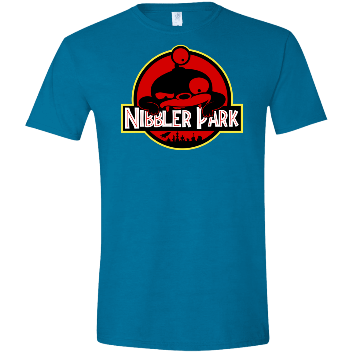 T-Shirts Antique Sapphire / S Nibbler Park Men's Semi-Fitted Softstyle