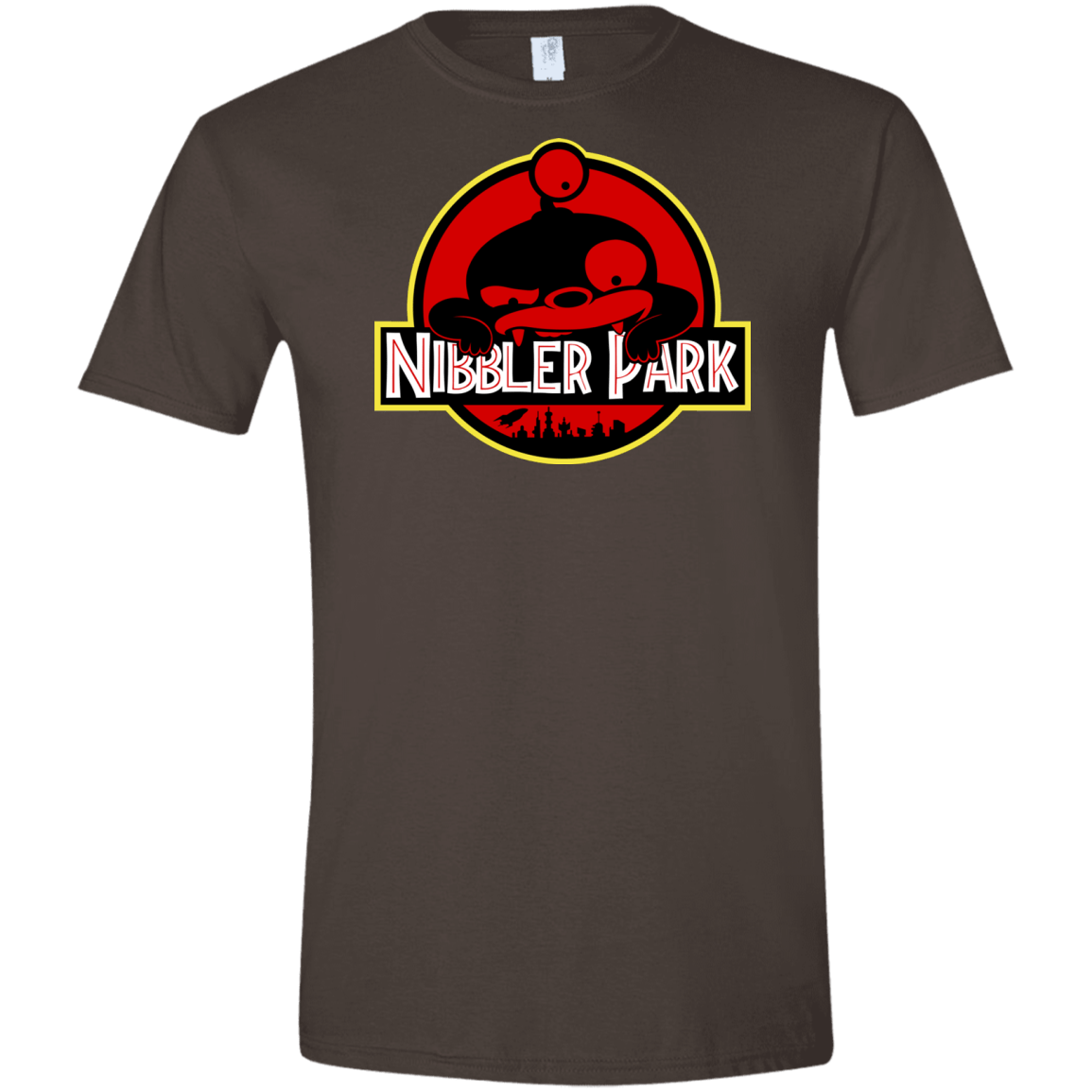 T-Shirts Dark Chocolate / S Nibbler Park Men's Semi-Fitted Softstyle