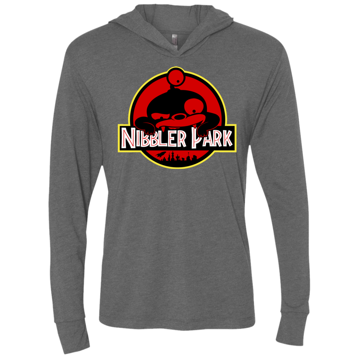 T-Shirts Premium Heather / X-Small Nibbler Park Triblend Long Sleeve Hoodie Tee