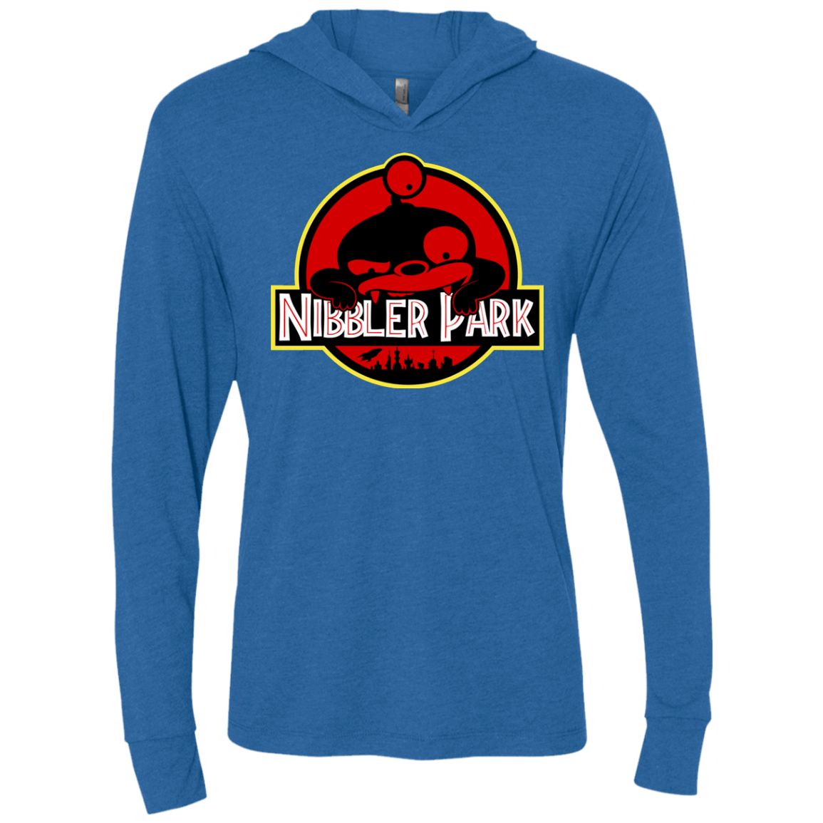 T-Shirts Vintage Royal / X-Small Nibbler Park Triblend Long Sleeve Hoodie Tee