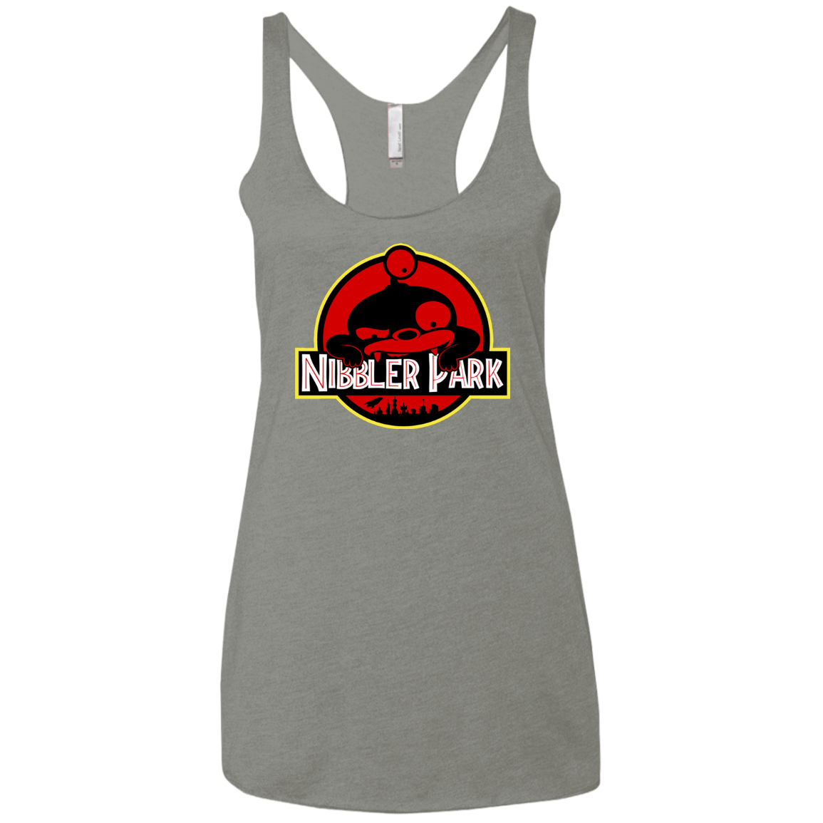 T-Shirts Venetian Grey / X-Small Nibbler Park Women's Triblend Racerback Tank