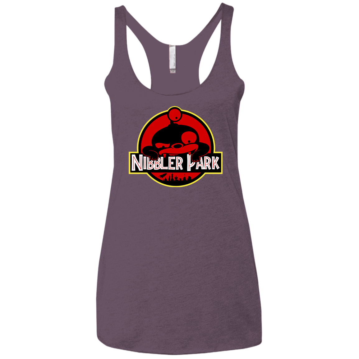 T-Shirts Vintage Purple / X-Small Nibbler Park Women's Triblend Racerback Tank