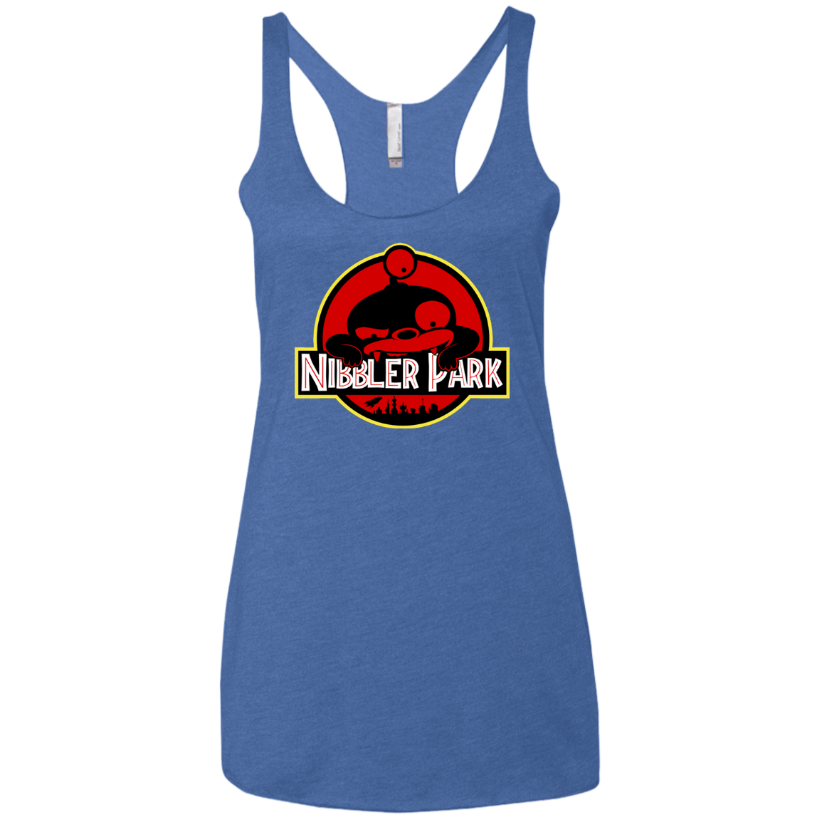 T-Shirts Vintage Royal / X-Small Nibbler Park Women's Triblend Racerback Tank