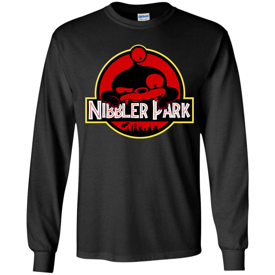 T-Shirts Black / YS Nibbler Park Youth Long Sleeve T-Shirt